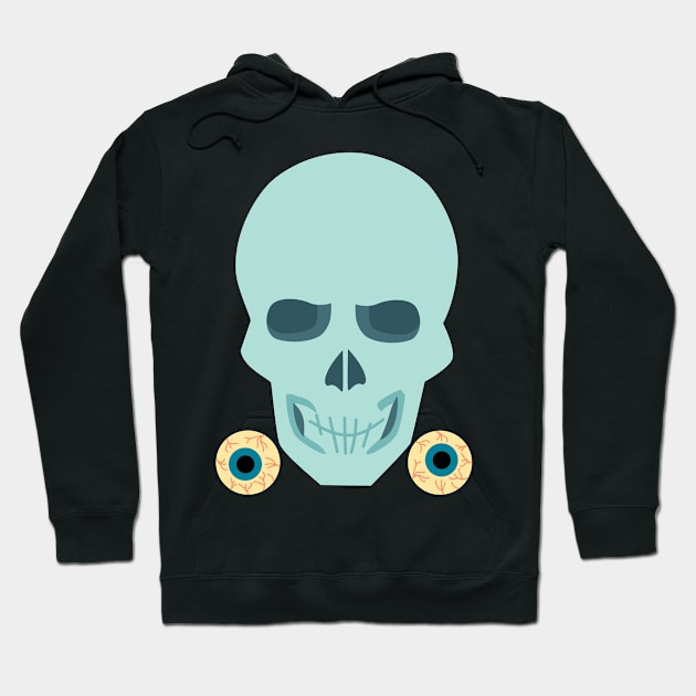 Halloween skull Eyes Hoodie by holidaystore